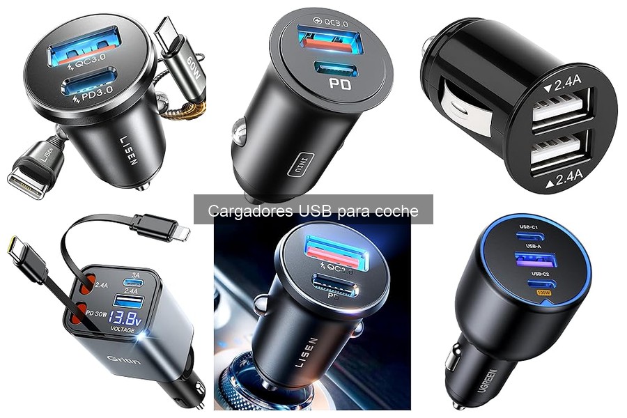 Mejores Ofertas de Cargadores USB para Coche en 2023