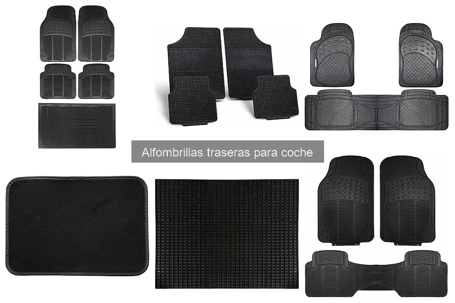 Mejores Ofertas en Alfombrillas Traseras para Coche