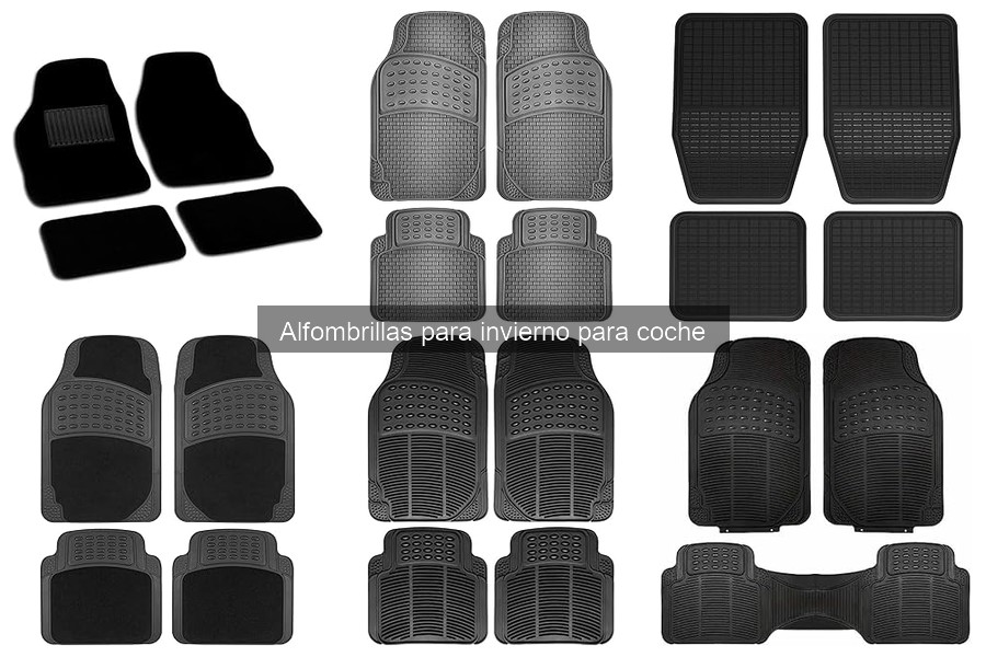 Mejores ofertas y precios de alfombrillas para invierno para coche