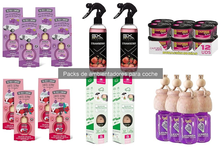 Mejores Ofertas y Precios de Packs de Ambientadores para Coche
