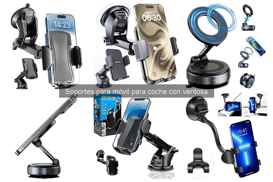 Mejores Ofertas y Precios de Soportes para Móvil con Ventosa