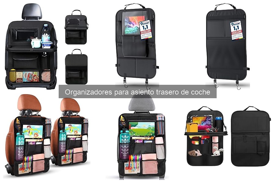 Mejores organizadores para asiento trasero de coche familiar