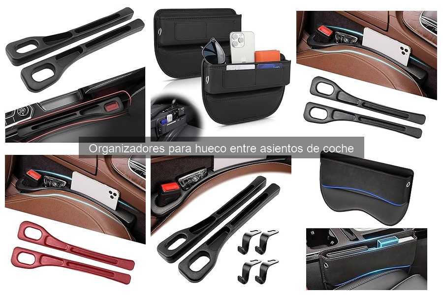 Mejores organizadores para hueco entre asientos de coche