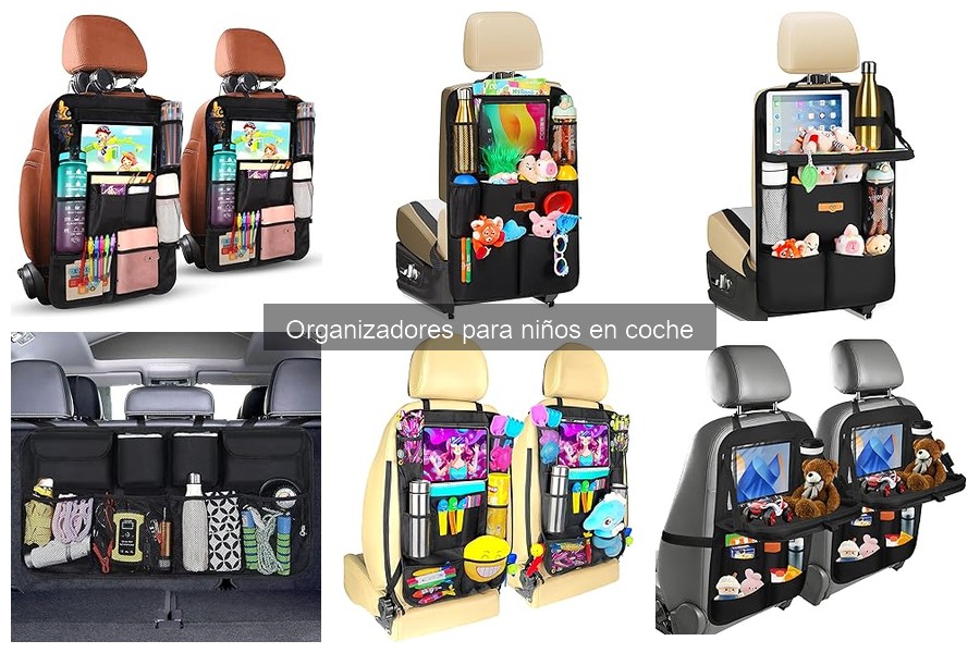Mejores organizadores para niños en coche: Comparativa y análisis
