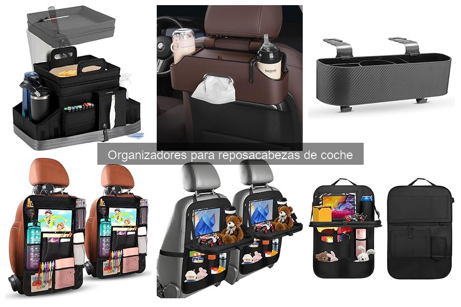 Mejores organizadores para reposacabezas de coche para familias