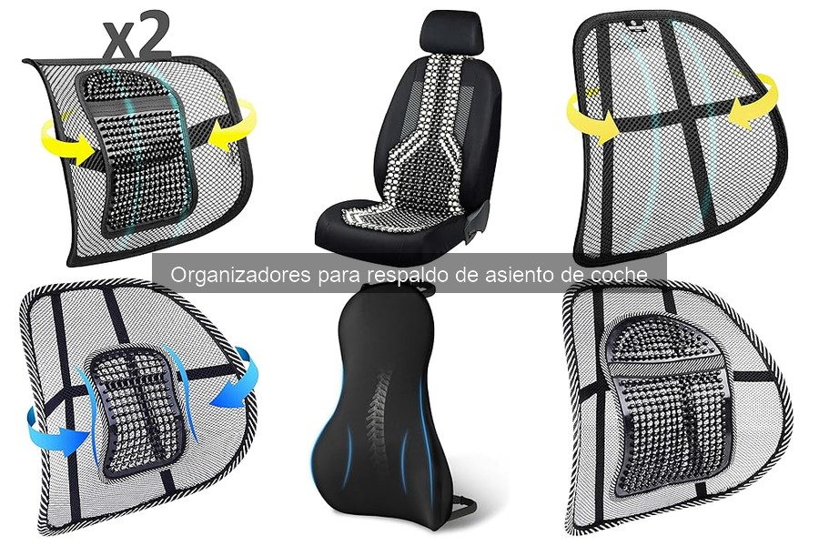 Mejores organizadores para respaldo de asiento de coche para familias