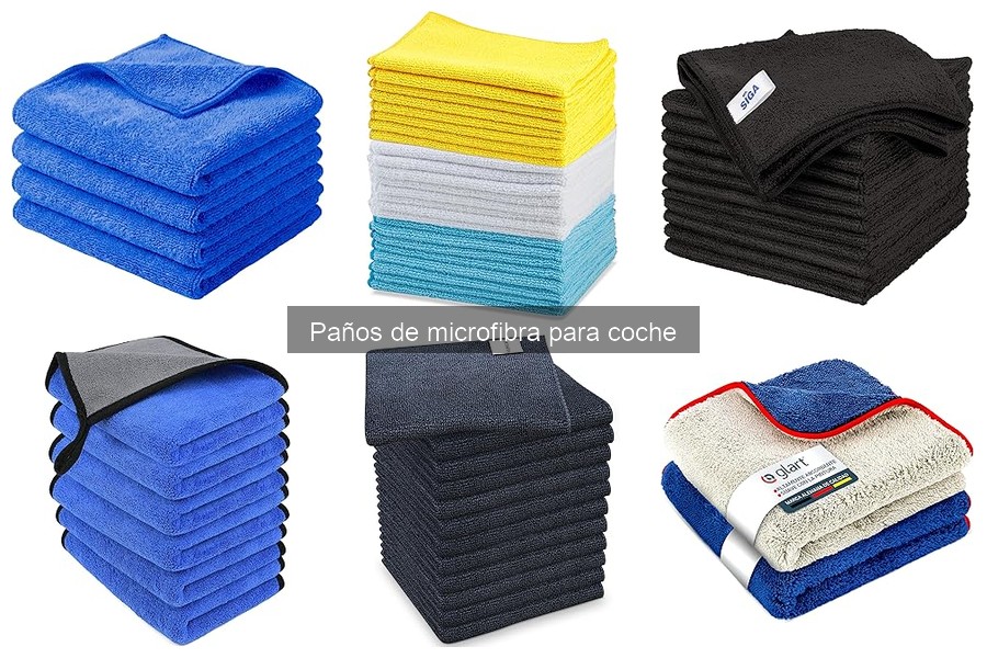 Mejores paños de microfibra para limpiar el coche 2023
