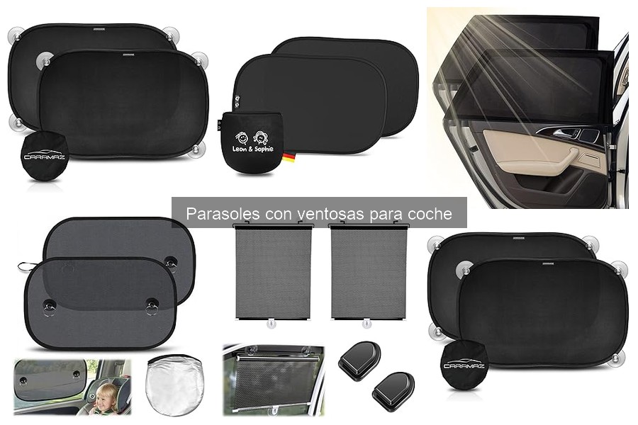 Mejores parasoles con ventosas para coches pequeños