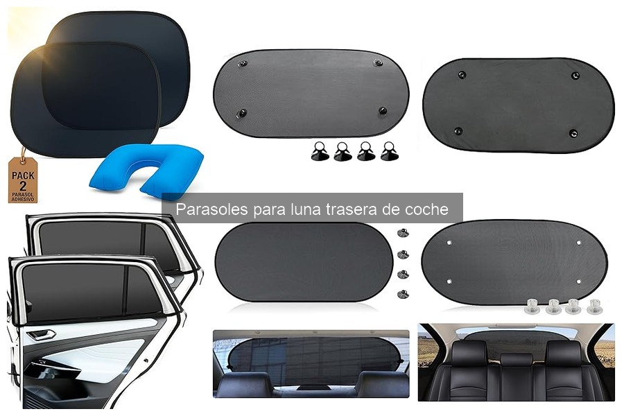 Mejores parasoles traseros para coche en 2023: comparativa