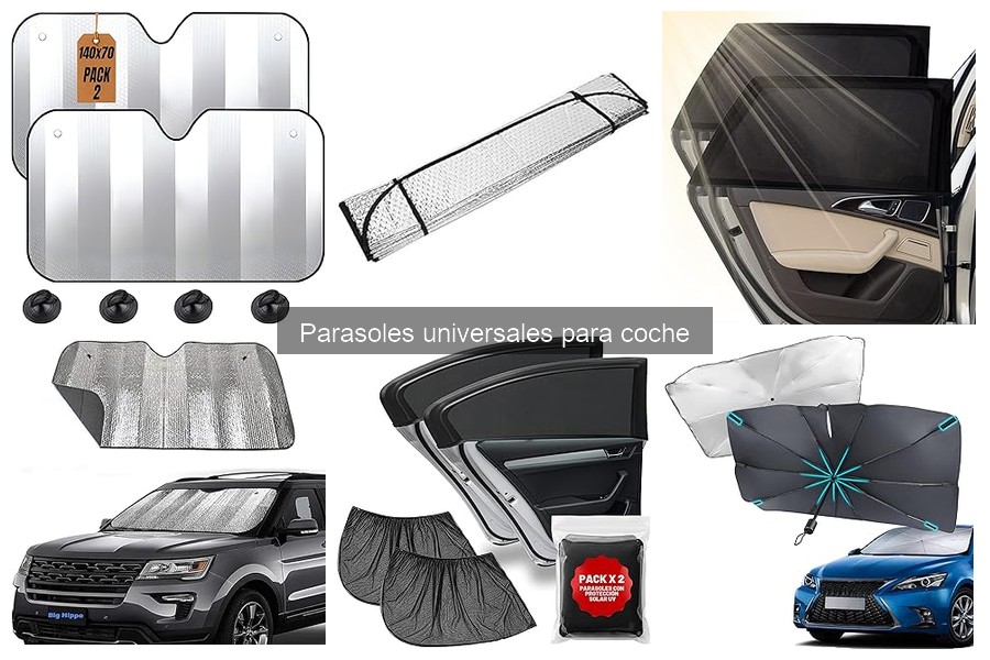 Mejores parasoles universales para coche según opiniones de usuarios