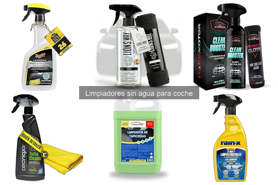 Mejores Prácticas para Limpiadores Sin Agua de Coche