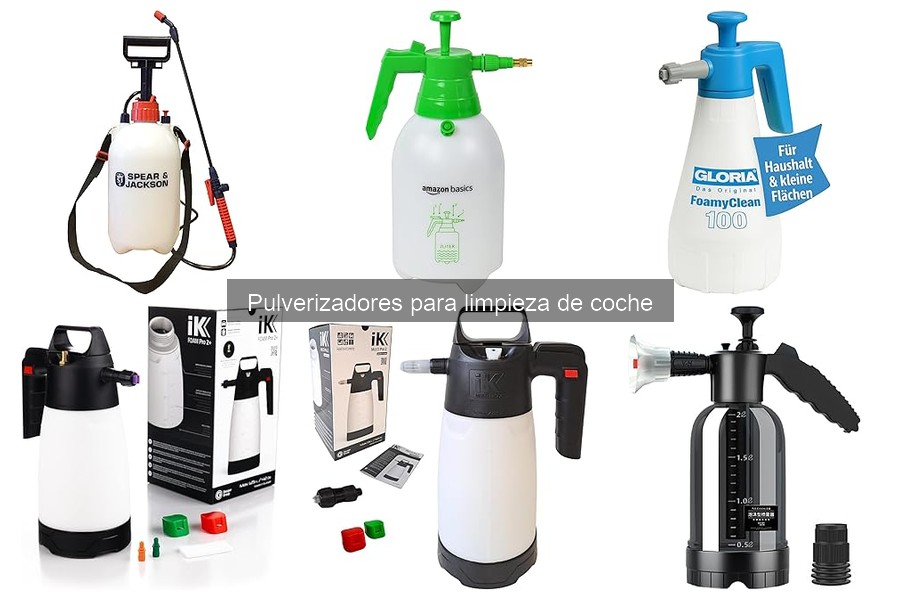 Mejores pulverizadores para limpieza de coche en 2023