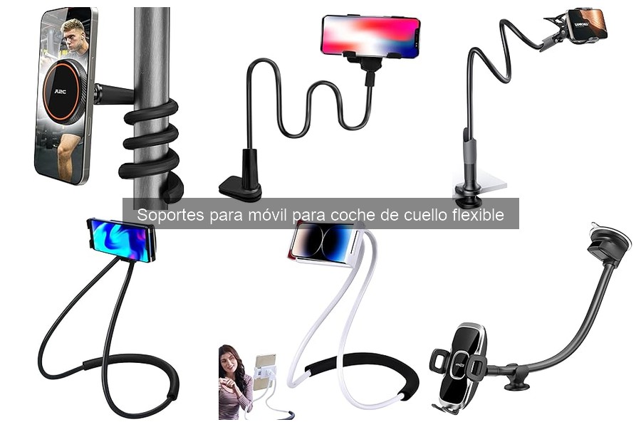 Mejores soportes de móvil de cuello flexible para camionetas