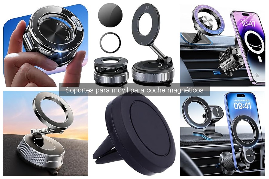 Mejores Soportes Magnéticos para Móvil en Coche 2023