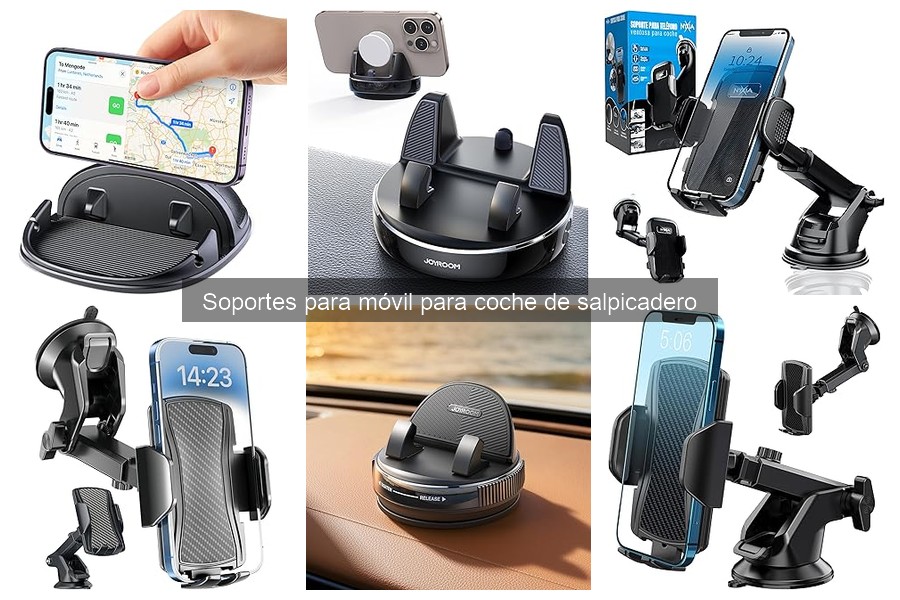 Mejores soportes para móvil de salpicadero en viajes largos