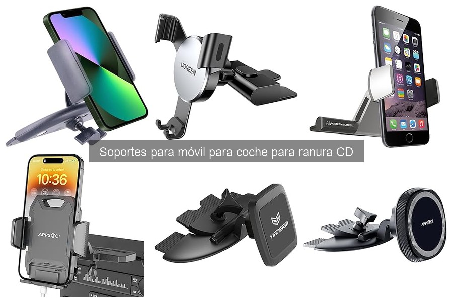 Mejores soportes para móvil en ranura CD para viajes largos