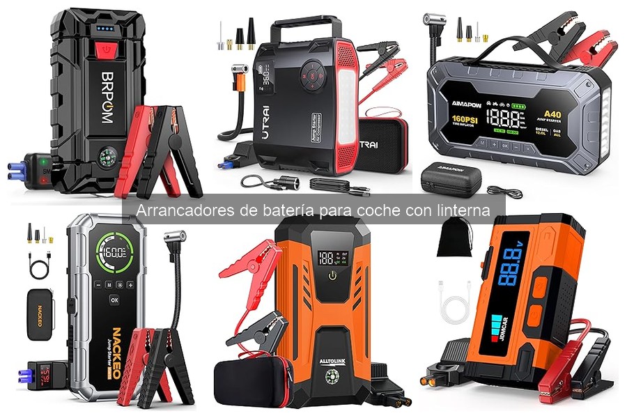 Ofertas en arrancadores de batería para coche con linterna