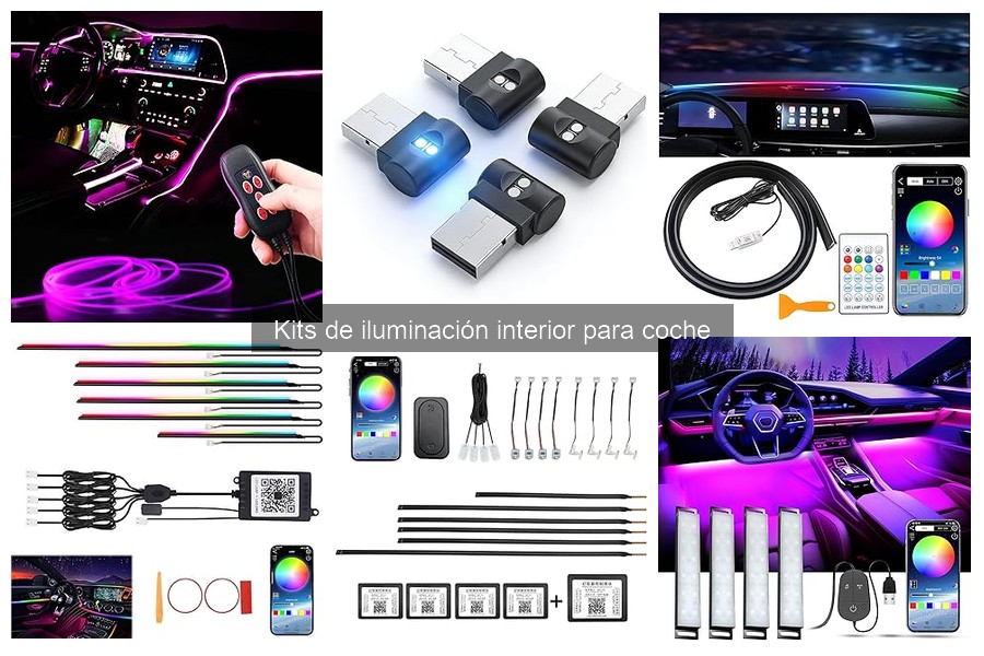 Ofertas y descuentos en kits de iluminación interior para coche