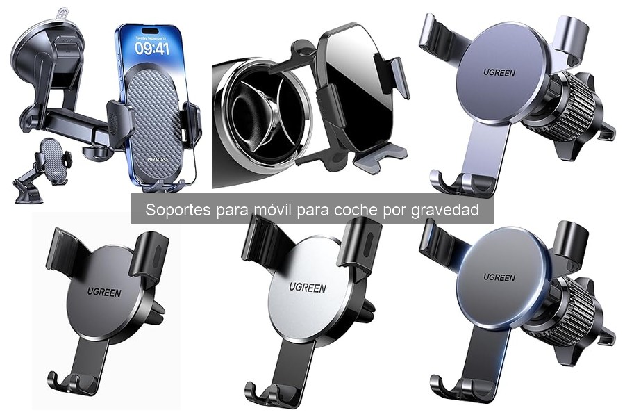 Ofertas y precios de soportes para móvil por gravedad en Amazon