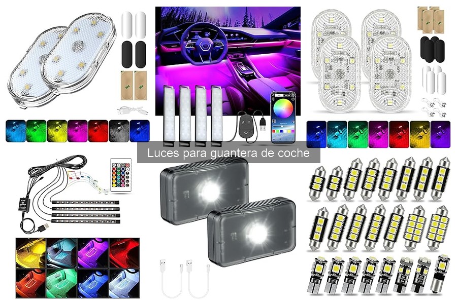Opiniones de usuarios sobre luces para guantera de coche