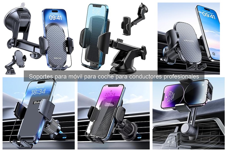 Opiniones de usuarios sobre soportes para móvil en coche
