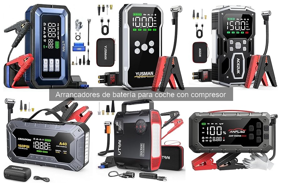 Opiniones sobre arrancadores de batería con compresor