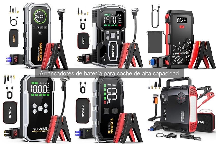 Opiniones sobre arrancadores de batería de alta capacidad