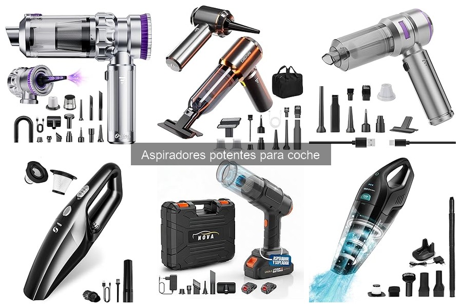 Opiniones sobre aspiradores potentes para coche: reseñas destacadas