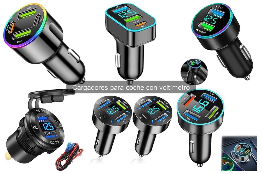 Opiniones sobre Cargadores para Coche con Voltímetro