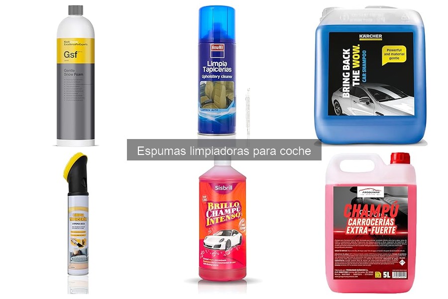 Opiniones sobre Espumas Limpiadoras para Coche: ¿Cuál elegir?
