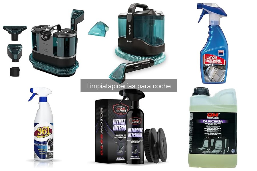 Opiniones sobre limpiatapicerías populares para coche