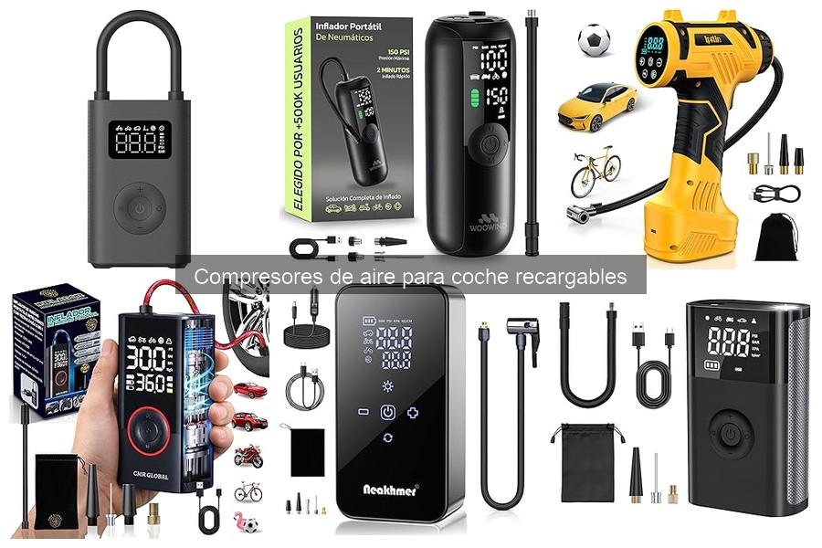 Opiniones sobre los mejores compresores de aire recargables