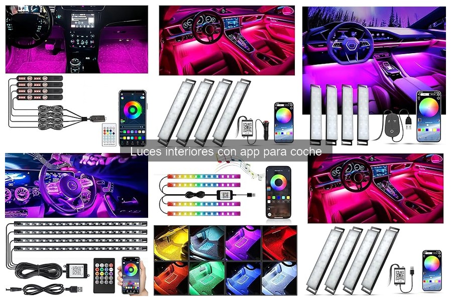 Opiniones sobre luces interiores con app para coche