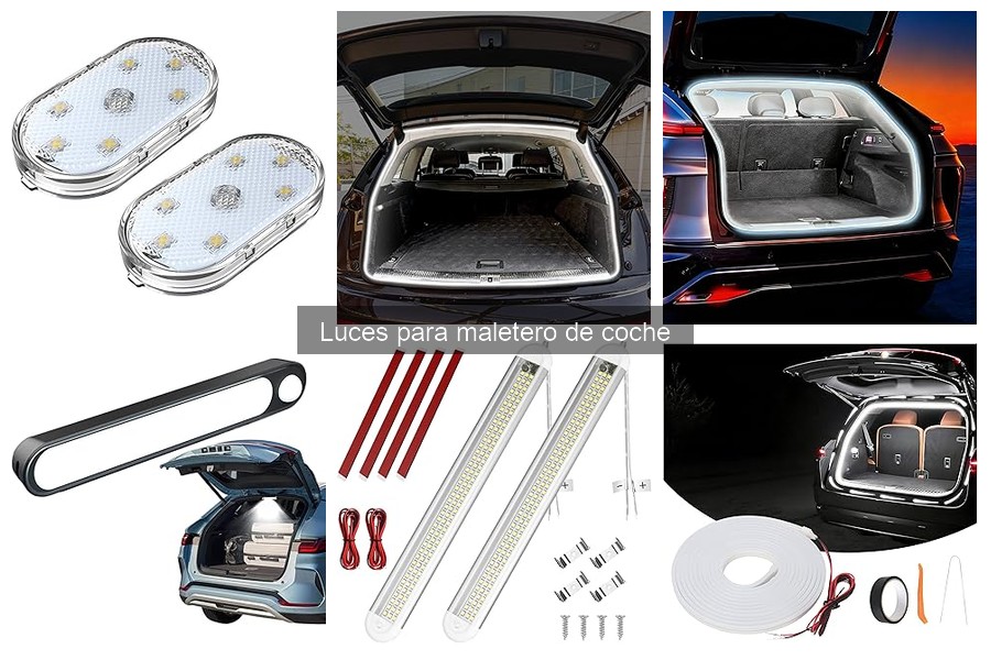 Opiniones sobre luces para maletero de coche: comparativa 2023