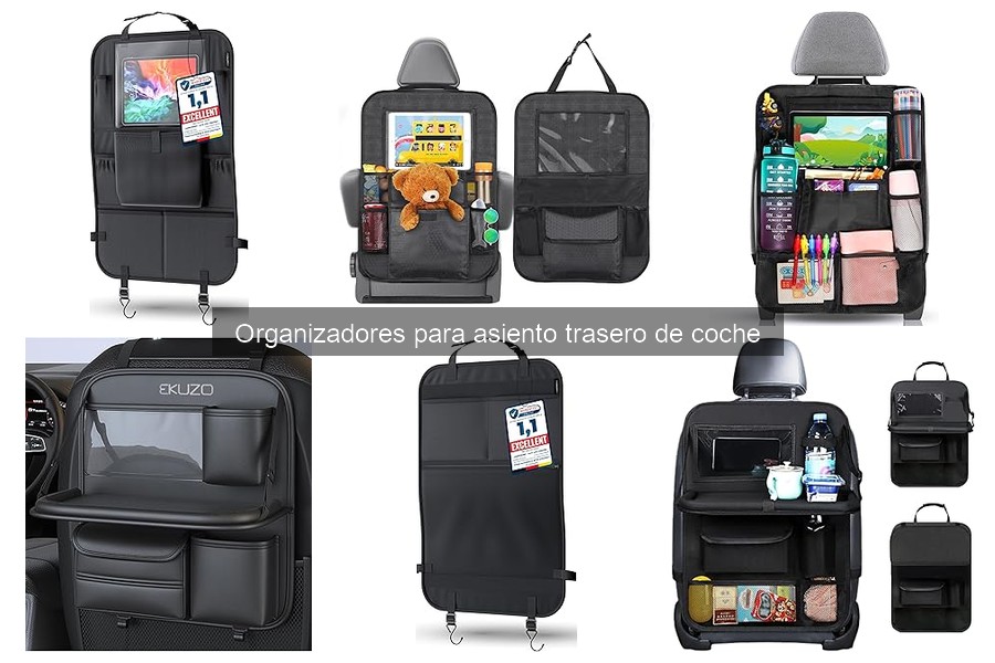 Opiniones sobre organizadores para asiento trasero de coche