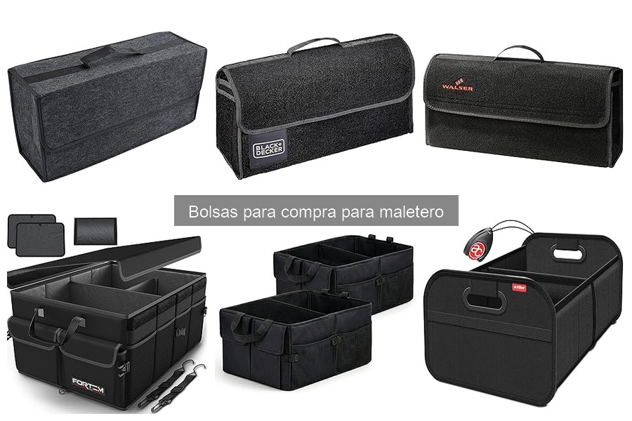Organiza tu maletero con bolsas para compras fácilmente