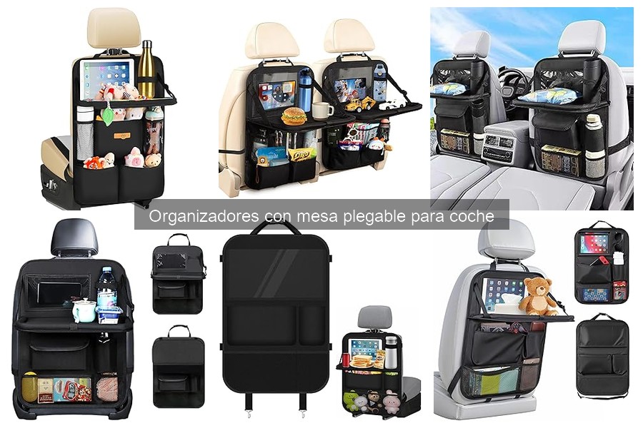 Organizadores con mesa plegable para coche: ¿qué son y cómo usarlos?