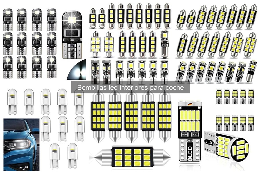 ¿Por qué fallan las bombillas LED interiores en tu coche?