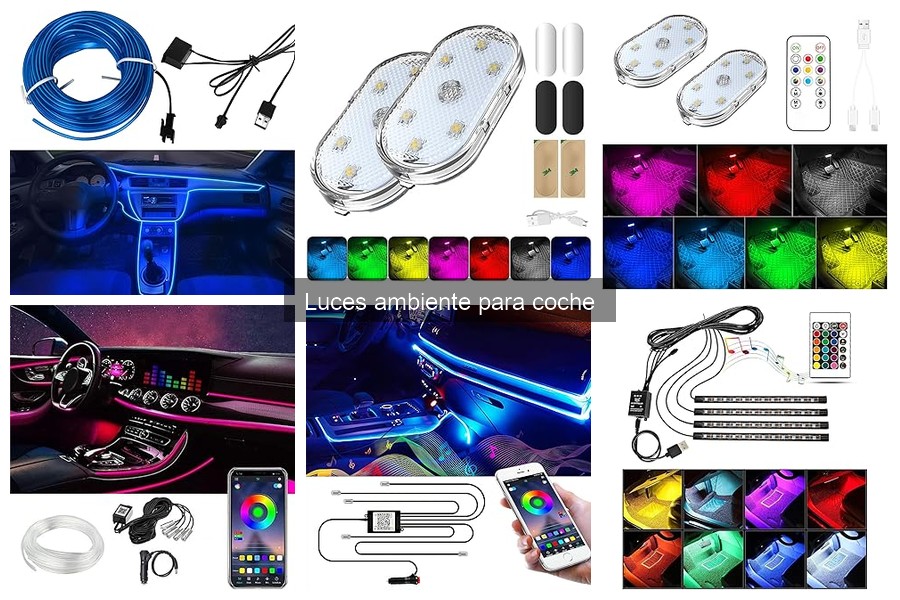 Precio promedio de luces ambiente para coche: ¿Cuánto gastar?