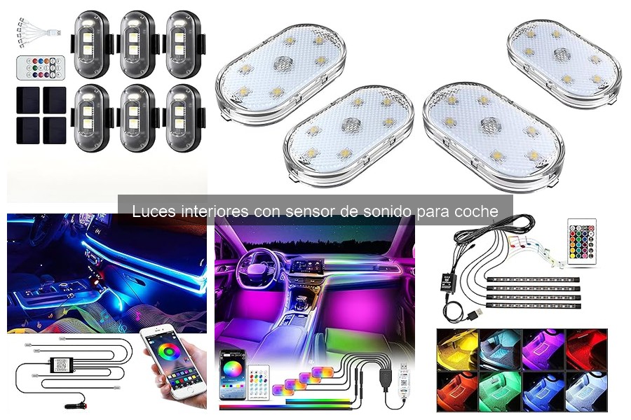 Precio promedio de luces interiores con sensor de sonido