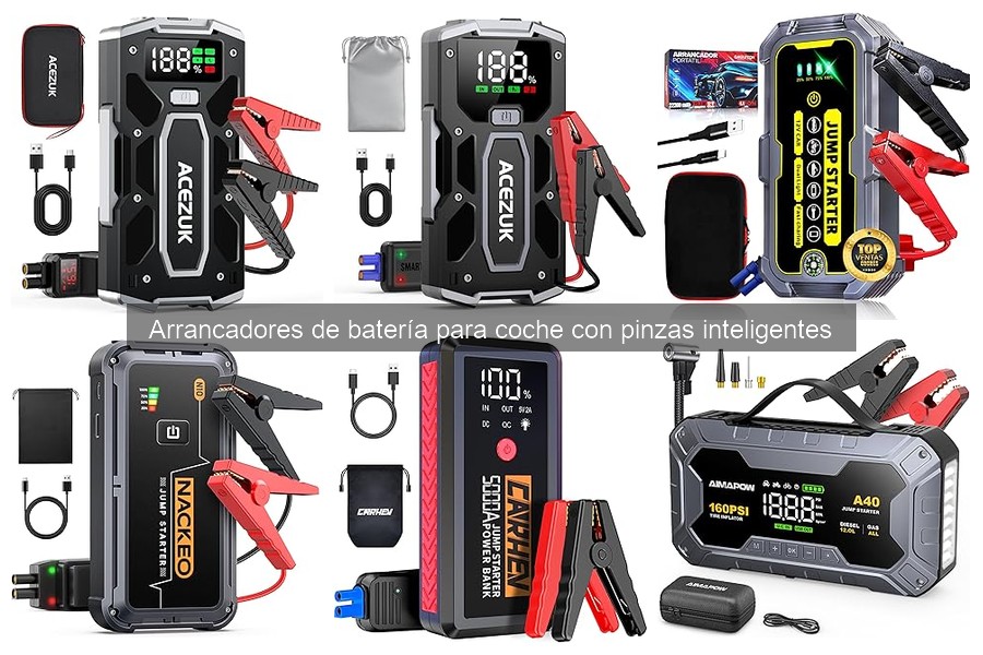 Precios de Arrancadores de Batería con Pinzas Inteligentes