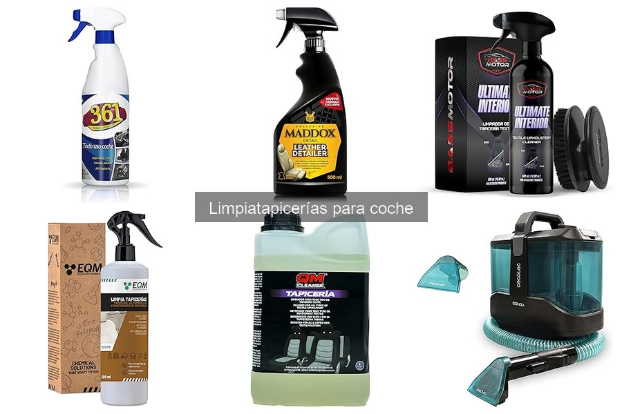 Precios de limpiatapicerías para coche: guía de compra