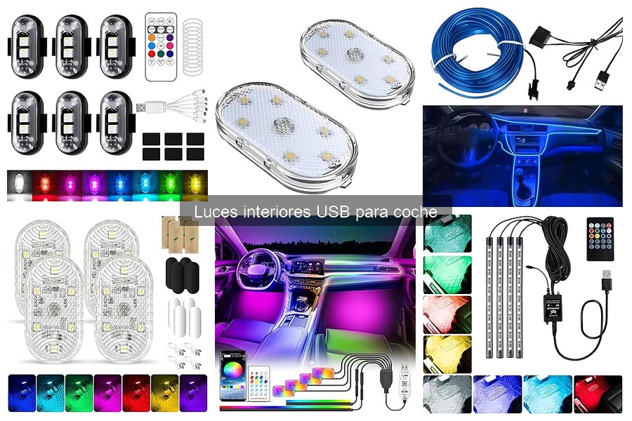 Precios de Luces Interiores USB para Coche: Guía de Compra