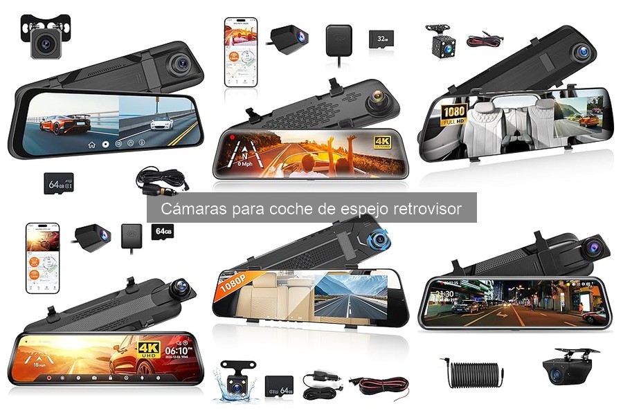 Precios promedio de cámaras para coche de espejo retrovisor
