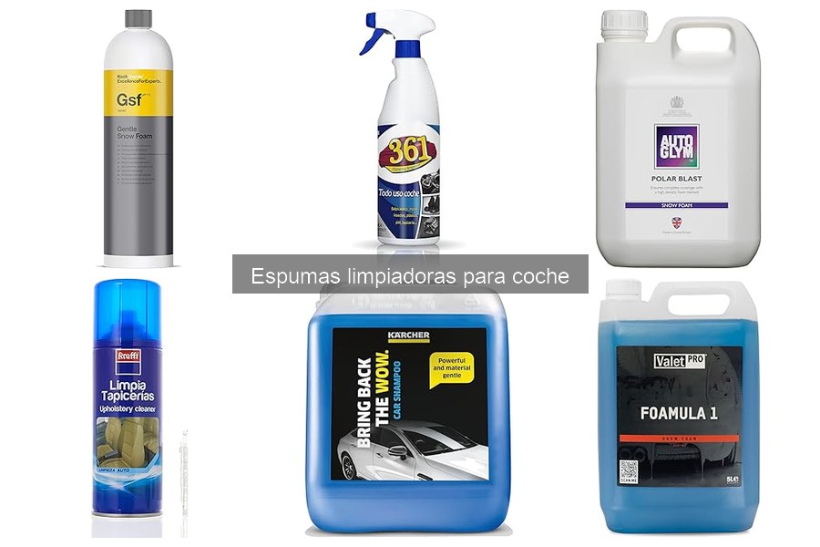 Preguntas Frecuentes sobre Espumas Limpiadoras para Coche