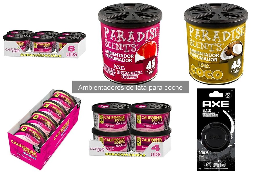 Problemas comunes al usar ambientadores de lata para coche