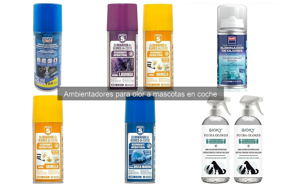 Problemas comunes al usar ambientadores para mascotas en coche