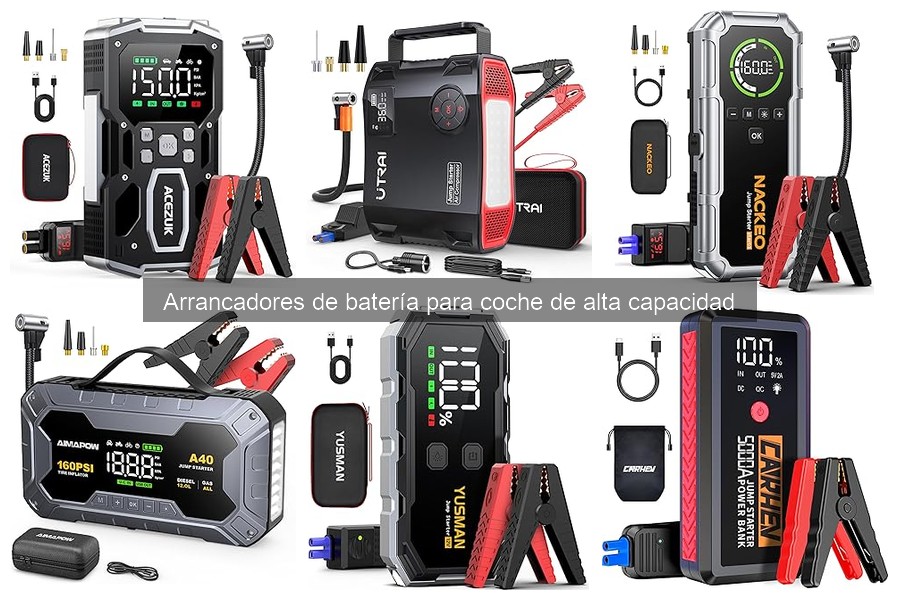 Problemas Comunes con Arrancadores de Batería de Alta Capacidad