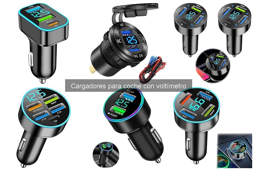 Problemas comunes con cargadores de coche y voltímetro