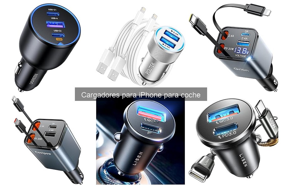 Problemas comunes con cargadores para iPhone en coche